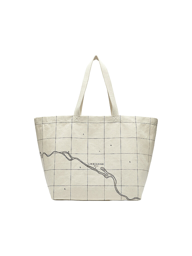 Liebeskind Berlin Canvas Shopper Bag Cream